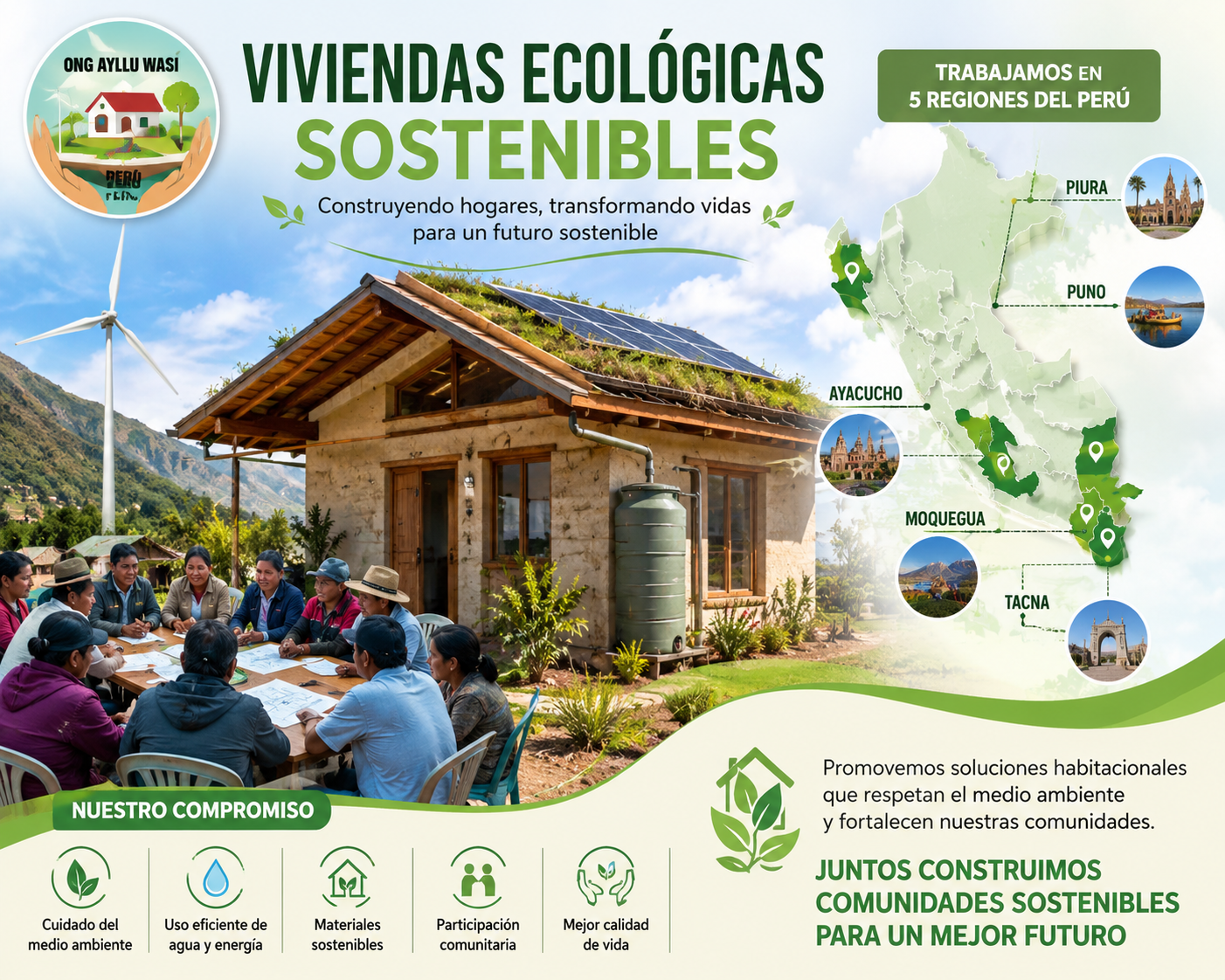 Vivienda ecológica sostenible